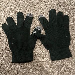 Phone/ touch sensitive lightweight black gloves
